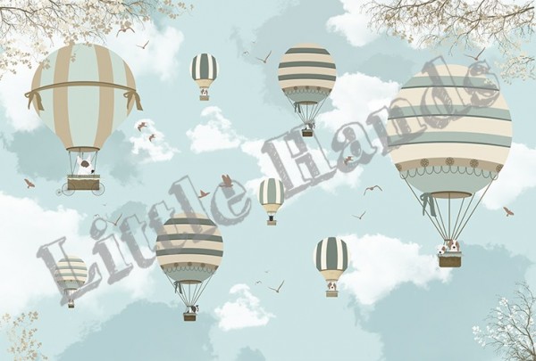 Wallpaper Balloon Ride II - LITTLE HANDS