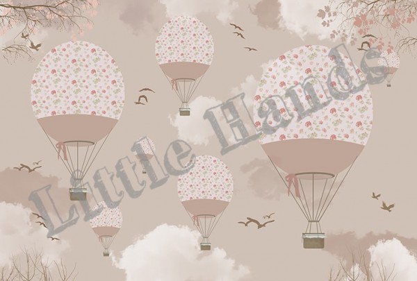 Carta da Parati Balloon Ride IV - LITTLE HANDS