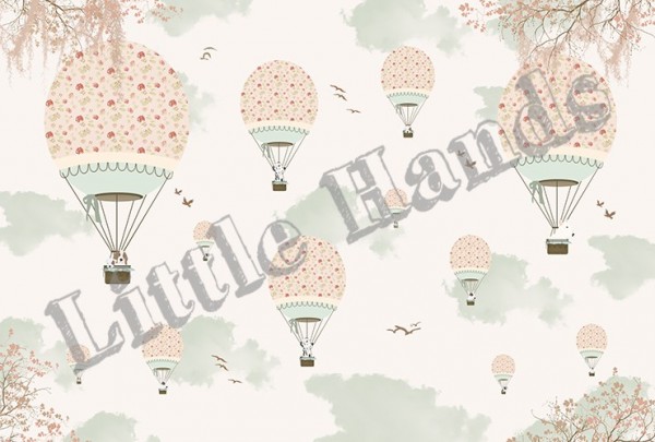 Carta da Parati Balloon Ride VIII - LITTLE HANDS