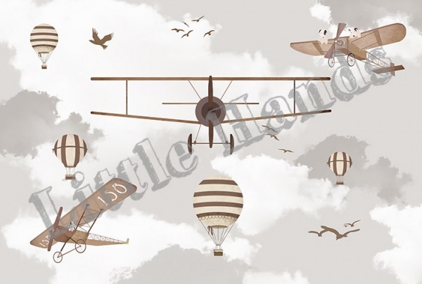 Papel de parede Flying IV - LITTLE HANDS
