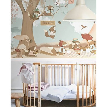 Papel Pintado Little Foxes - LITTLE HANDS