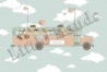 Wallpaper School Bus - LITTLE HANDS