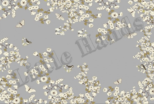 Papel de parede White Flowers - LITTLE HANDS