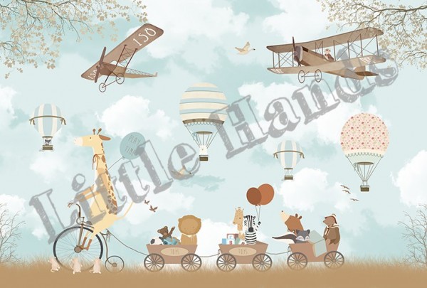 Carta da Parati Play time II - LITTLE HANDS