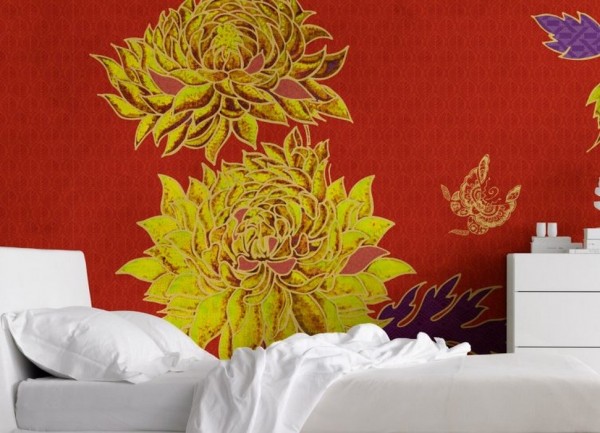 Papier peint FLAMBOYANT INKISNN16 - INKIOSTRO BIANCO