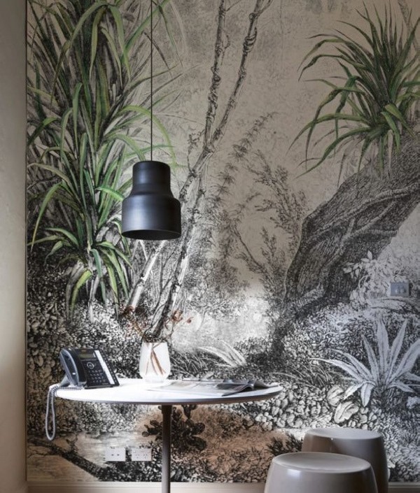 Papier peint FORESTA INKDFFU1602 - INKIOSTRO BIANCO