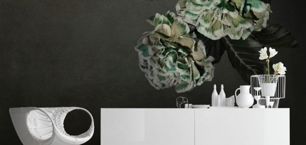 Wallpaper HERA INKDQEK1601 - INKIOSTRO BIANCO
