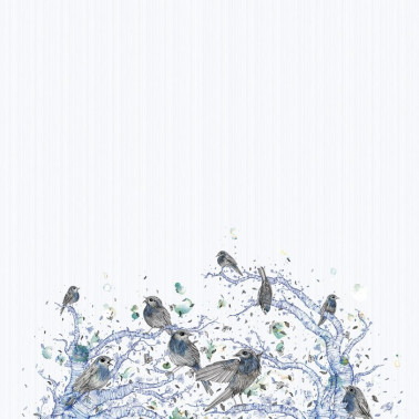 Papel Pintado BRANCHES INKHFRI1801 - INKIOSTRO BIANCO