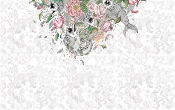 Tapete FISHES INKXQYS18011801 - INKIOSTRO BIANCO