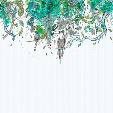 Carta da Parati TROPIC INKASRQ1801 - INKIOSTRO BIANCO