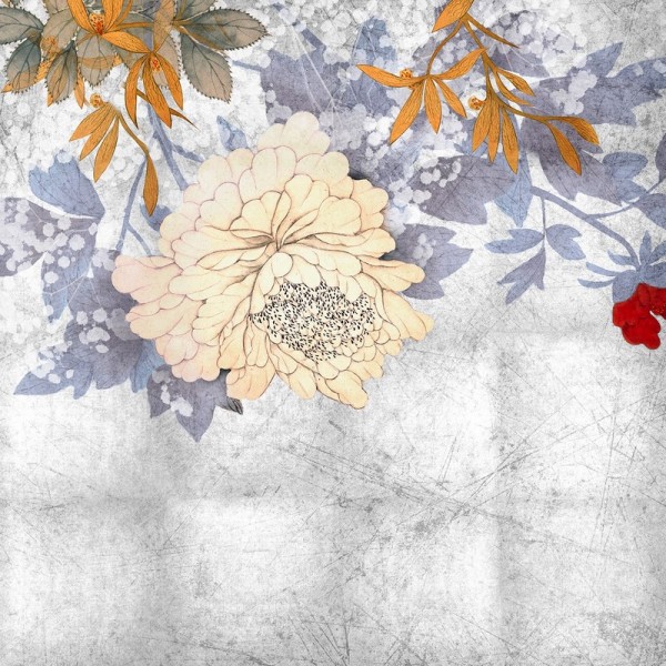 Wallpaper GRAND-BOUQUET INKVNUY1801 - INKIOSTRO BIANCO Wallpaper GRAND-BOUQUET INKVNUY1801 - INKIOSTRO BIANCO