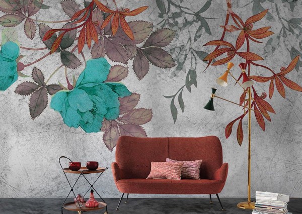 Wallpaper GRAND-BOUQUET INKVNUY1801 - INKIOSTRO BIANCO