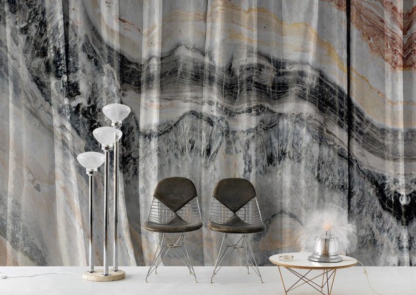 Wallpaper MARBLE-CURTAIN INKBFRU1802 - INKIOSTRO BIANCO