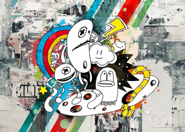 Papier peint MOON37 INKLCSL1801 - INKIOSTRO BIANCO