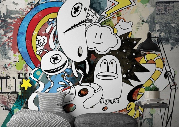 Papier peint MOON37 INKLCSL1801 - INKIOSTRO BIANCO