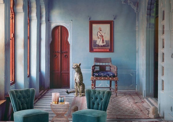 Papier peint THE MAHARAJAS APARTMENT INKDUYN1801 - INKIOSTRO BIANCO