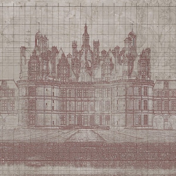 Papel de parede CHATEAUX INKNKNE1501 - INKIOSTRO BIANCO Papel de parede CHATEAUX INKNKNE1501 - INKIOSTRO BIANCO