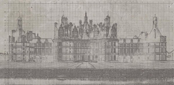 Papier peint CHATEAUX INKNKNE1502 - INKIOSTRO BIANCO