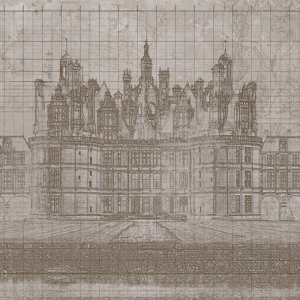 Papel de parede CHATEAUX INKNKNE1503 - INKIOSTRO BIANCO Papel de parede CHATEAUX INKNKNE1503 - INKIOSTRO BIANCO