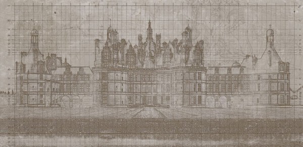 Papel de parede CHATEAUX INKNKNE1503 - INKIOSTRO BIANCO