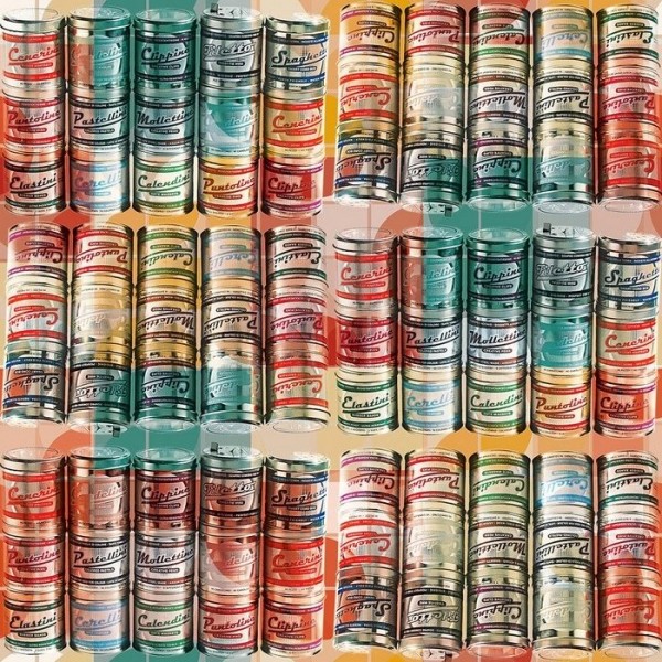 Wallpaper TIN CAN INKFEKD1502 - INKIOSTRO BIANCO Wallpaper TIN CAN INKFEKD1502 - INKIOSTRO BIANCO