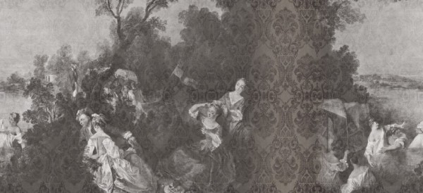Papier peint TOILE DE JOUY 01 INKFMND14_A03 - INKIOSTRO BIANCO