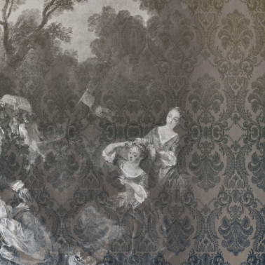 Papier peint TOILE DE JOUY 01 INKFMND14_A05 - INKIOSTRO BIANCO