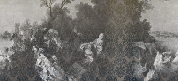 Papier peint TOILE DE JOUY 01 INKFMND14_A05 - INKIOSTRO BIANCO