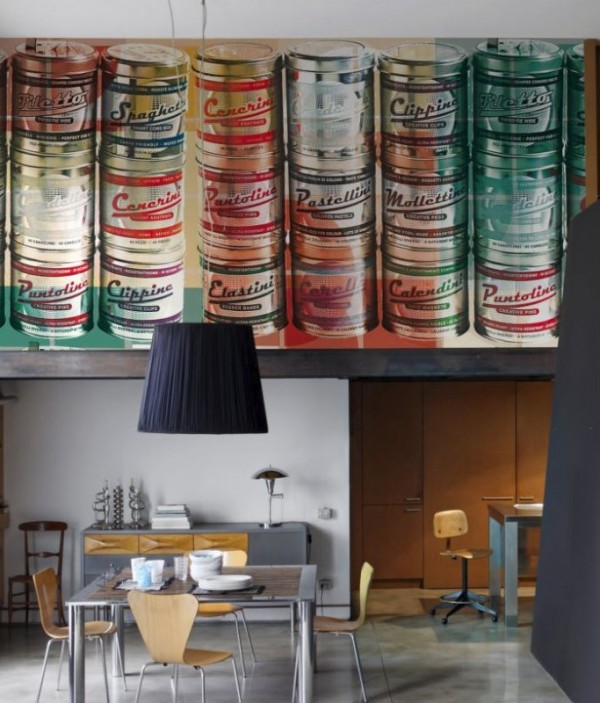 Wallpaper TIN CAN INKFEKD1502 - INKIOSTRO BIANCO