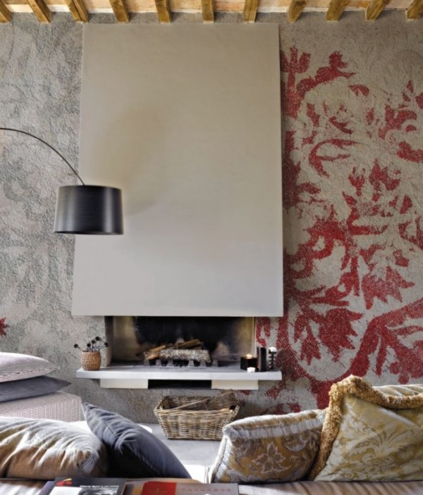 Papier peint TORINO 06 MAXIOVAL INKVDUU1504 - INKIOSTRO BIANCO