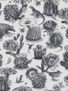 Papel de parede Priscilla Black White DVS006 - DIVINE SAVAGES
