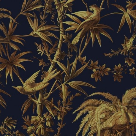 Papel Pintado AURORA MIDNIGHT GOLD - HOUSE OF HACKNEY