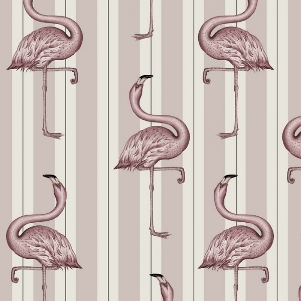 Tapete FLAMBOYANCE OFF WHITE & MACAROON PINK - HOUSE OF HACKNEY Tapete FLAMBOYANCE OFF WHITE & MACAROON PINK - HOUSE OF HACKNEY