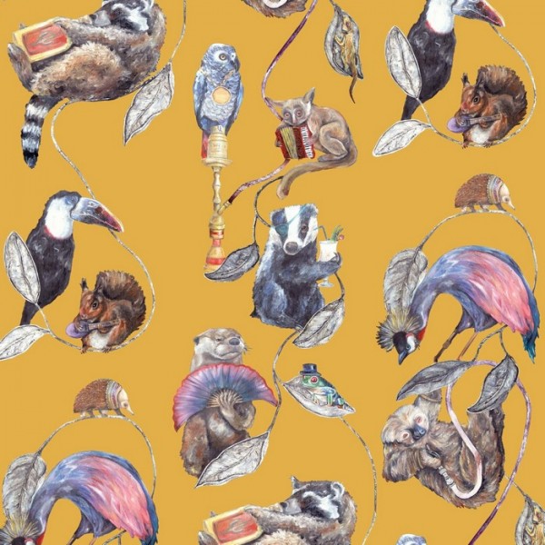 Papel de parede HACKNEY EMPIRE OCHRE - HOUSE OF HACKNEY Papel de parede HACKNEY EMPIRE OCHRE - HOUSE OF HACKNEY
