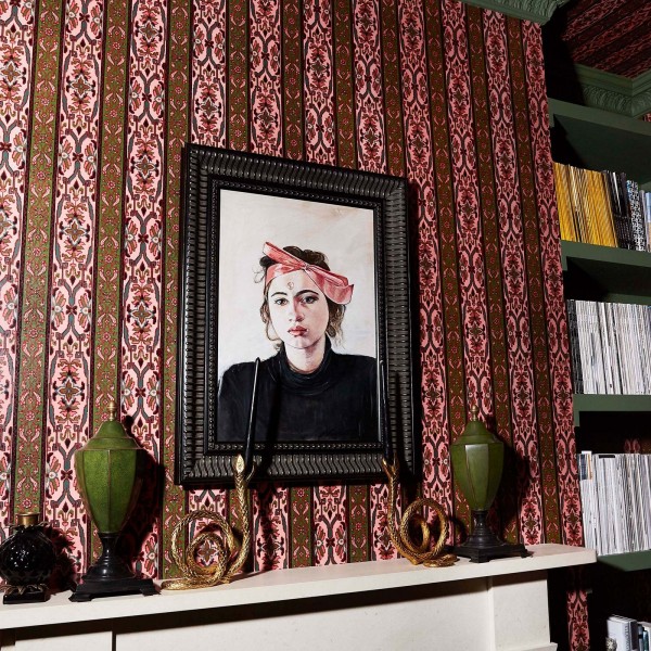 Papier peint MAMOUNIA AMERANTH JUNIPER GREEN - HOUSE OF HACKNEY