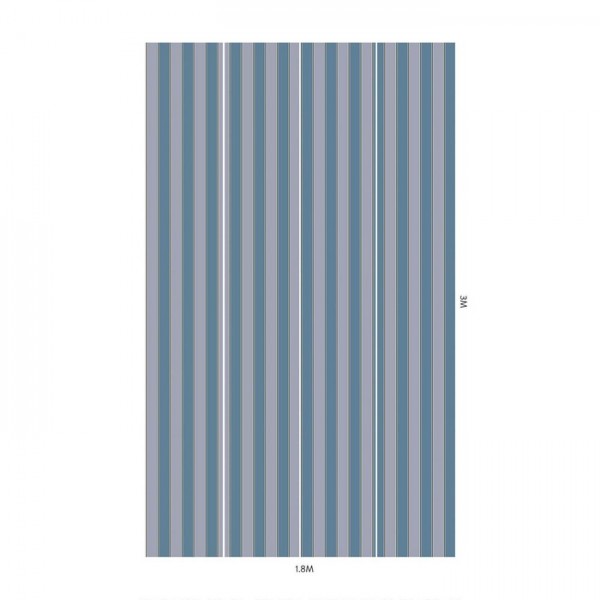 Papel Pintado ORSMAN STRIPE AMETHYST CELADON - HOUSE OF HACKNEY