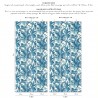 Tapete PAMPAS OFF WHITE CERULEAN - HOUSE OF HACKNEY