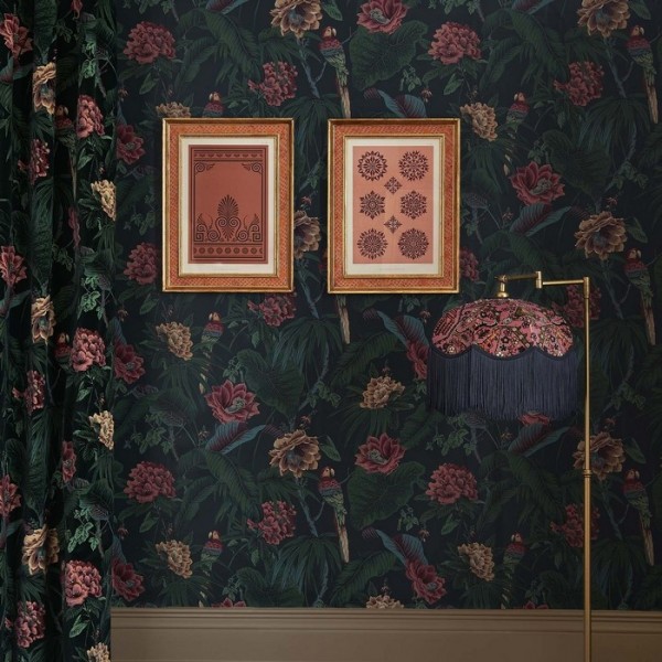 Papier peint PARADISA SPRUCE GREEN - HOUSE OF HACKNEY