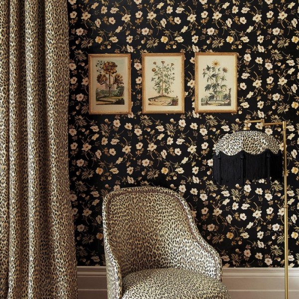 Papier peint POPPIUM EBONY - HOUSE OF HACKNEY