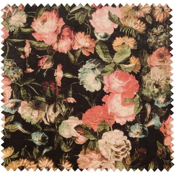 Tecido MIDNIGHT GARDEN VELVET - MULTI HOUSE OF HACKNEY Tecido MIDNIGHT GARDEN VELVET - MULTI HOUSE OF HACKNEY