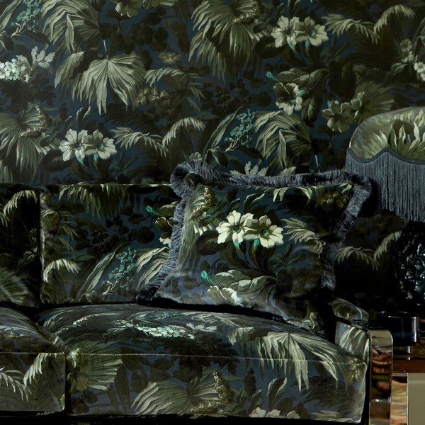 Tissus LIMERENCE COTTON-LINEN - INK HOUSE OF HACKNEY