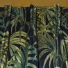 Dekostoff PALMERAL COTTON-LINEN - MIDNIGHT-GREEN HOUSE OF HACKNEY