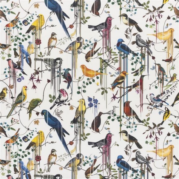 Tessuti FCL7024/01 BIRDS SINFONIA-PERCE NEIGE CHRISTIAN LACROIX Tessuti FCL7024/01 BIRDS SINFONIA-PERCE NEIGE CHRISTIAN LACROIX
