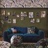 Tecido FCL7024/02 BIRDS SINFONIA-CREPUSCULE CHRISTIAN LACROIX