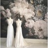 Wallpaper DARK FLORAL MURAL - ANEWALL
