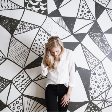 Carta da Parati GEOMETRIC SHAPES MURAL - ANEWALL