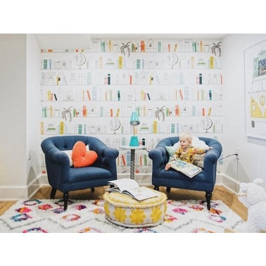 Papier peint LEO'S LIBRARY MURAL - ANEWALL