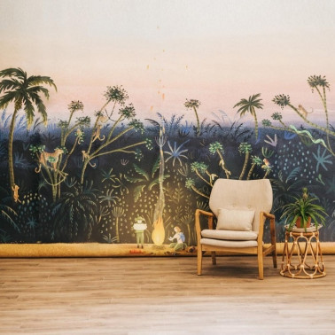 Papier peint LITTLE EXPLORERS MURAL - ANEWALL