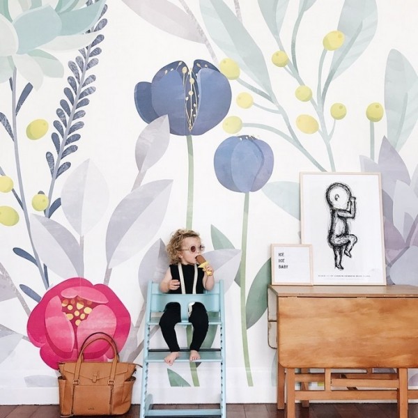 Papel de parede SUCCULENT MURAL - ANEWALL Papel de parede SUCCULENT MURAL - ANEWALL