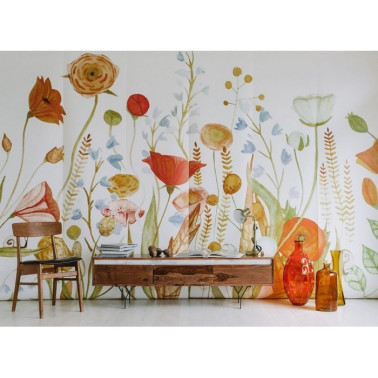 Papier peint WILDFLOWER MURAL - ANEWALL